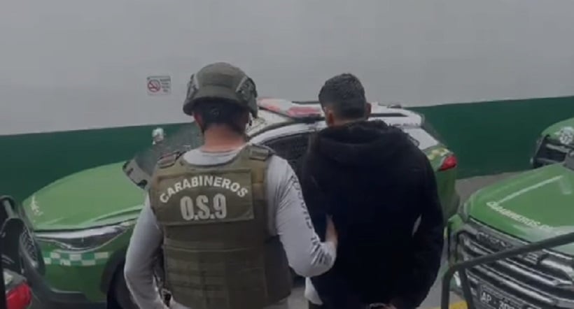 Cayó miembro del clan criminal 'Los Pulpos': Lo buscaban desde Arica por varios delitos incluido un femicidio frustrado