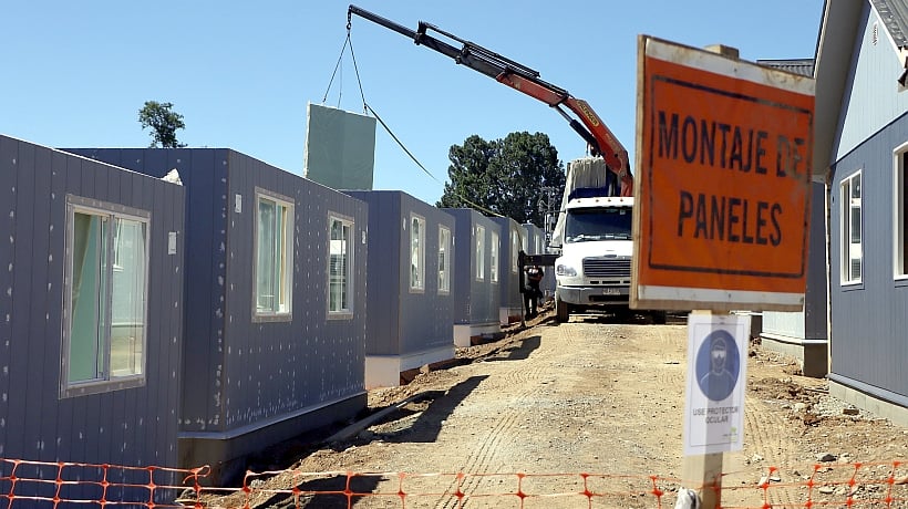En Osorno avanza el primer proyecto de vivienda social industrializada de la región