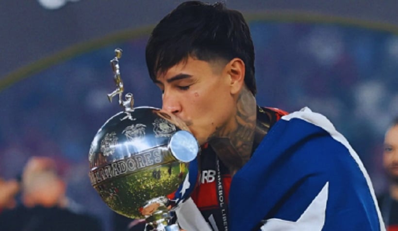 Erick Pulgar alcanza su segunda Copa Libertadores: Flamengo venció 1-0 a Palmeiras en la final continental