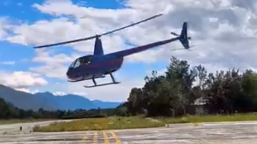 [VIDEO] Rescate aéreo en Cochamó: evacuaron a jinete accidentado