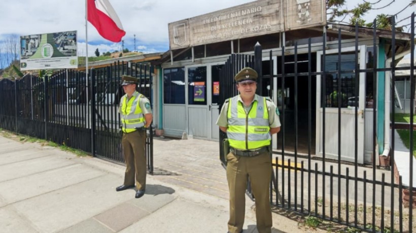 Ñuble: Carabineros realiza resguardo de 23 colegios y escolta de material de PAES 2025