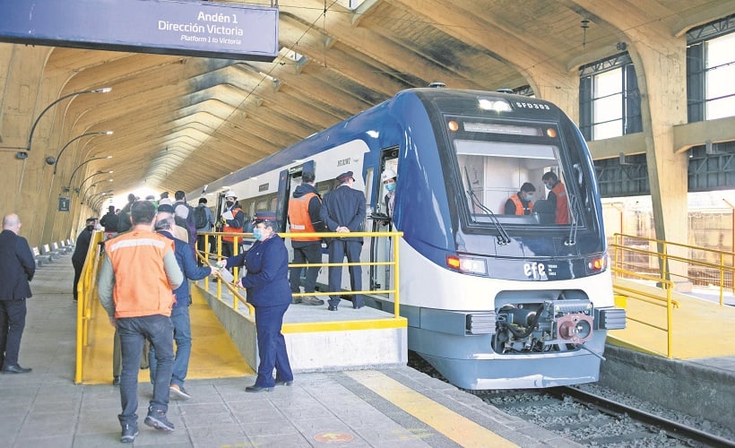 Este viernes será el último viaje del año del tren nocturno Santiago-Temuco-Santiago