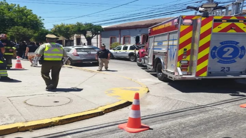 [FOTOS] Quillota: cinco lesionados dejó colisión múltiple en calle Chacabuco