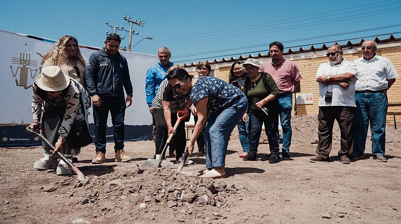 Comenzaron las obras del nuevo Centro Comunitario Nueva Victoria en Iquique