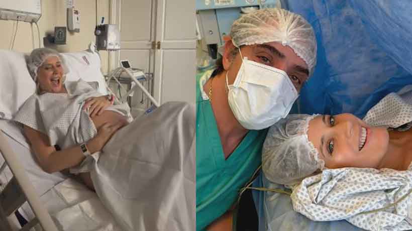 [VIDEO] “¡Estamos muy felices!”: Rocío Marengo celebra el nacimiento de su primer bebé