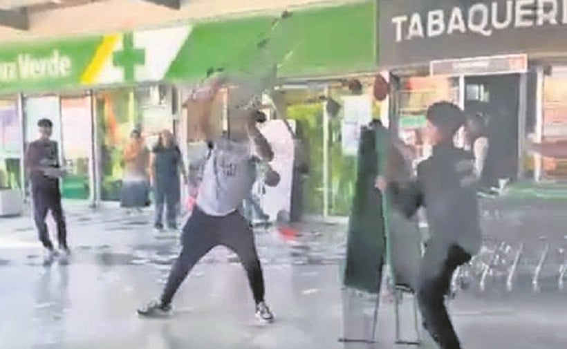 Feroz agresión a guardias en supermercado de Copiapó: viralizan video