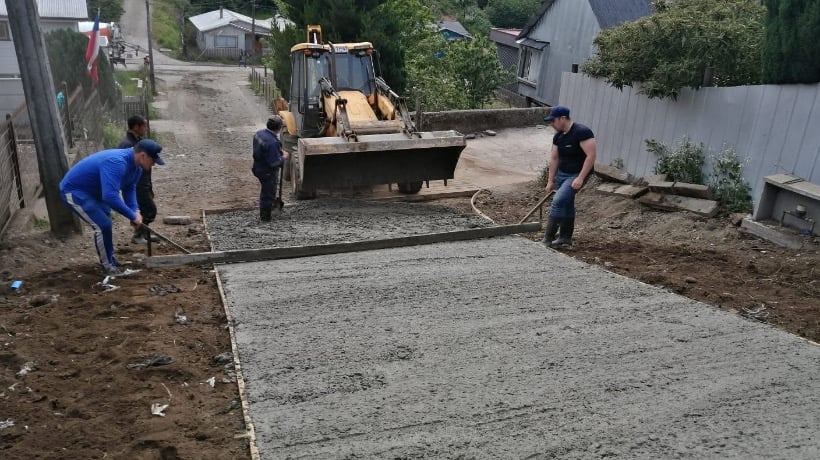 Dalcahue: Finalizó nueva pavimentación en pasaje Los Ulmos