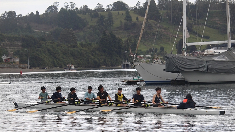 Clubes de remo de Los Lagos cerrarán 2025 en San Pedro de la Paz