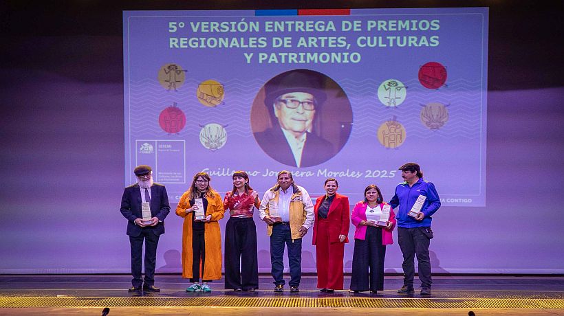 Ministra de las Culturas encabeza entrega del premio Guillermo Jorquera Morales a cinco personalidades de las artes tarapaqueñas