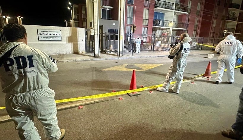 Tiroteo: PDI y Fiscalía investigan homicidio frustrado con arma de fuego en calle Humberto Arellano de Arica