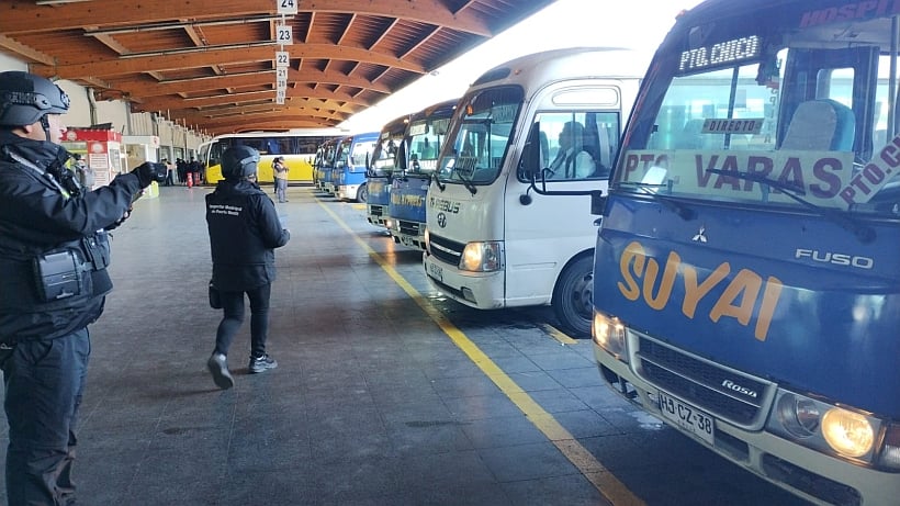 Actualizaron ordenanza que retira a voceadores del terminal de buses de Puerto Montt
