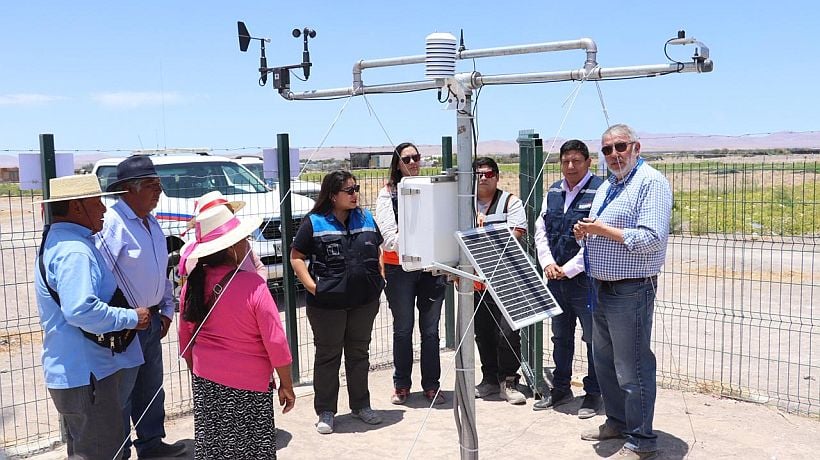 Agricultores del Tamarugal cuentan con tres estaciones agroclimáticas para prevenir emergencias