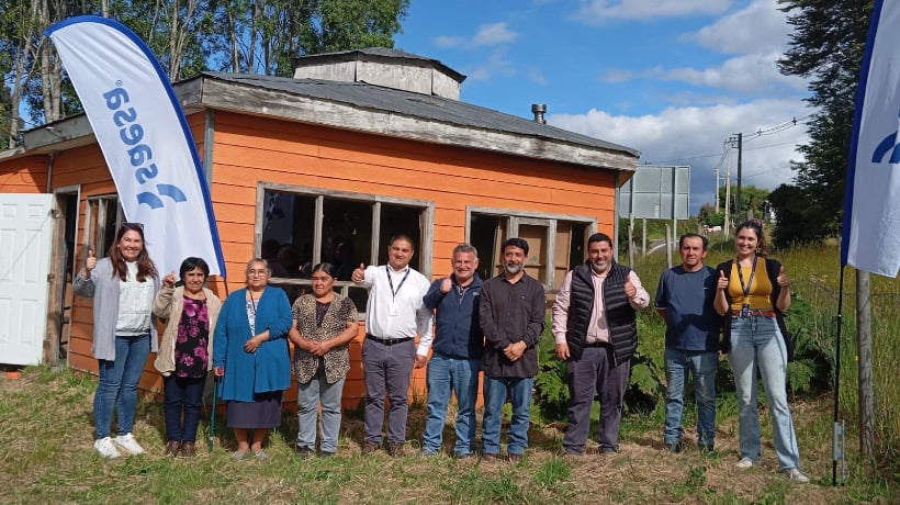 Inauguraron iluminación de la sede de la Comunidad Indígena de Huicha-Pucatué en Chonchi