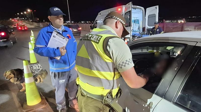 Detienen a cinco personas por conducción bajo sustancias psicotrópicas en Tarapacá