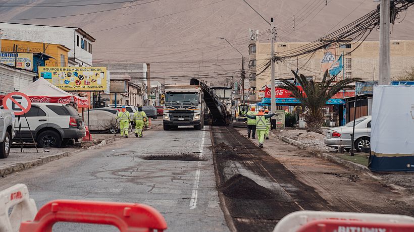 Inician obras de mejoramiento en calles del centro de Iquique