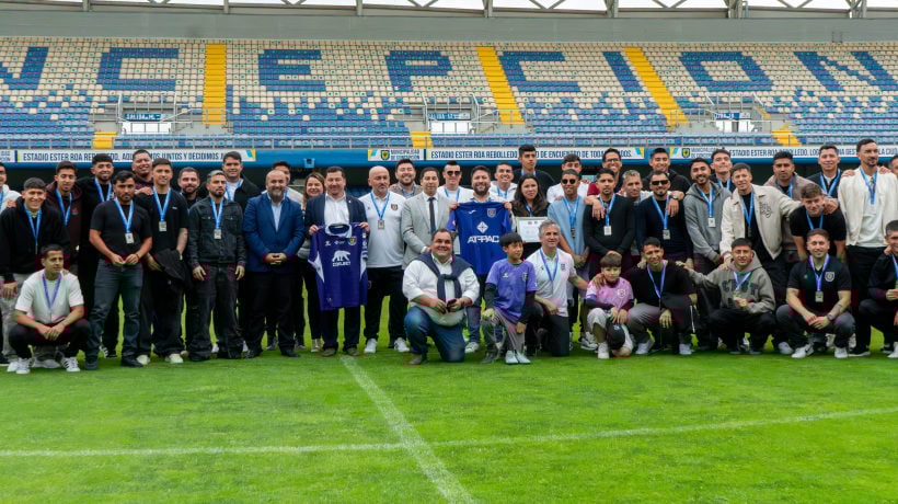 Sigue la celebración lila: autoridades del Biobío reconocieron a Deportes Concepción por el ascenso