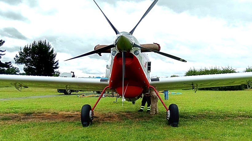 Confirman llegada de avión AirTractor a Osorno para el combate de incendios forestales en la región