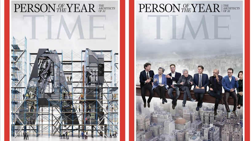 Los arquitectos de la IA son la Persona del Año de 2025 para la revista Time