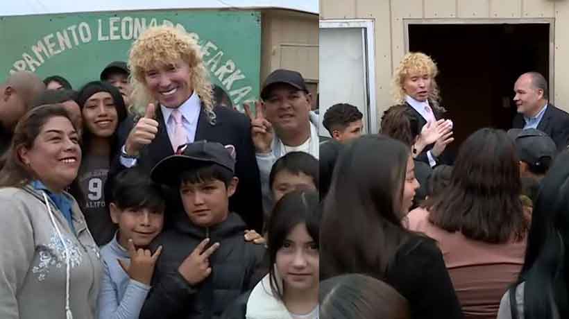 Leonardo Farkas regaló dinero para “una cena digna” de Año Nuevo a familias de campamento en Viña