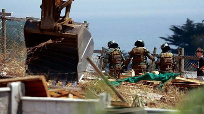 Desalojarán histórica toma del cerro Alegre: se enteraron la semana pasada