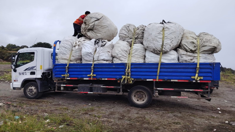 Quinchao recicló cerca de 40 toneladas de residuos durante el 2025