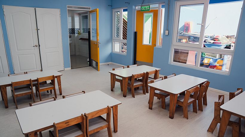 Finalizan obras de mejoramiento en jardín en la comuna de Alto Hospicio