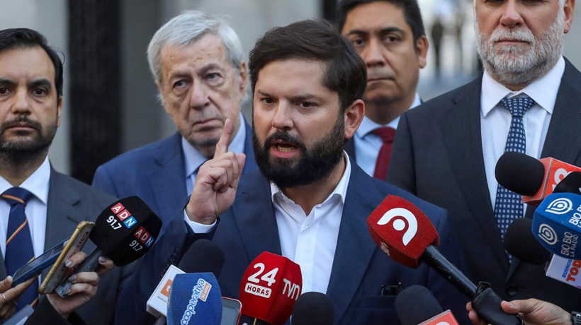 Boric lamentó fin del traspaso de mando y llamó a superar “este ingrato episodio”