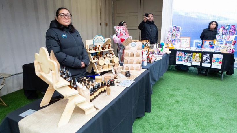 Emprendedores locales se instalan en Dimarsa de Puerto Montt para vender sus productos