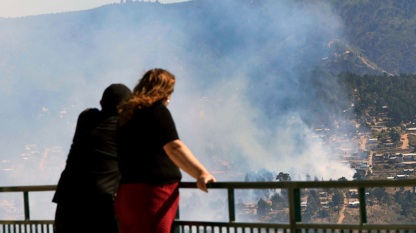 Senapred declara Alerta Temprana Preventiva en la Región de Valparaíso por riesgo de incendios forestales