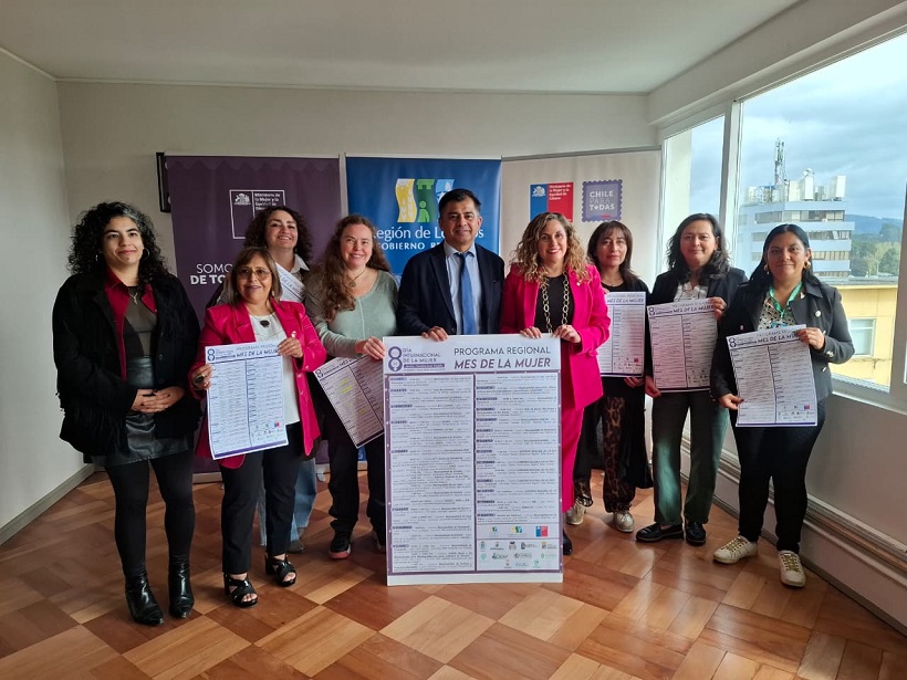 Los Ríos: Autoridades presentan actividades que se desarrollarán en marzo para conmemorar el Día Internacional de las Mujeres