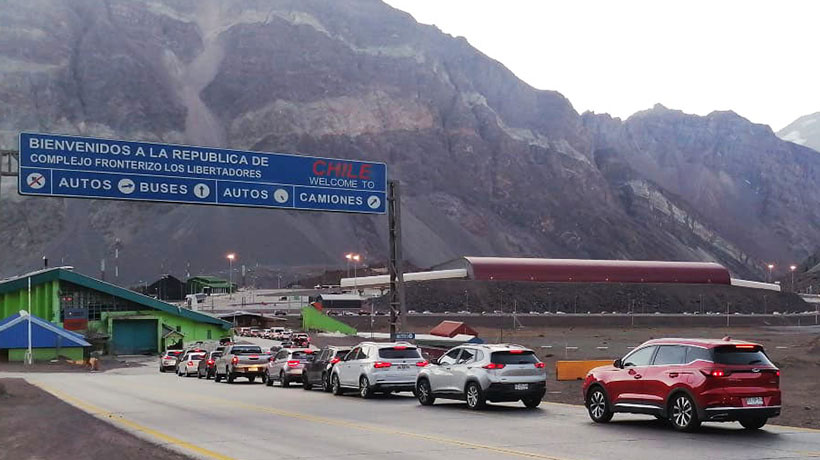 Habilitan tránsito por el paso Los Libertadores tras ingreso de sistema frontal