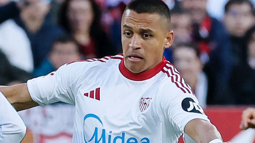 [VIDEO] Alexis Sánchez marcó el gol que saca al Sevilla de la zona de descenso