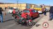 Colisión vehícular deja a un motociclista lesionado en el sector norte-centro de Antofagasta