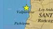 Sismo 4.9 Richter se percibió en las regiones de Valparaíso y Metropolitana la noche del domingo