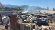 Incendio en Quillota afectó viviendas de material ligero en calle Las Heras y convoco alto despliegue de Bomberos