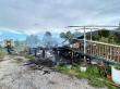 Puerto Montt: incendio presuntamente intencional destruyó una casa en la Carretera Austral