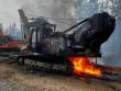 Nuevo ataque incendiario en La Araucanía dejó dos máquinas forestales destruidas