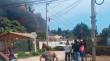 Un incendio estructural se desató en Quintero