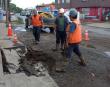 Aguas Décima realiza trabajos para reponer corte de servicio en calle Ricardo Rodas en Las Ánimas
