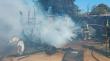 Incendio estructural consumió vivienda en Quintero