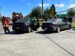 [FOTOS] Colisión de dos vehículos menores deja una lesionada en Puerto Montt