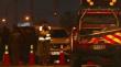 Trágico choque en autopista Vespucio Norte dejó un hombre muerto y trabajador lesionado