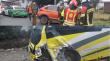 Colisión entre auto y microbús en Puerto Montt provocó lesiones a conductor