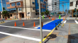 Mejoran demarcación vial en transitados puntos del centro de Iquique