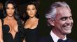 ¿Podrían llegar a Viña 2024?: así fue la pelea de Kim y Kourtney Kardashian por Andrea Bocelli