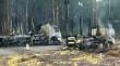La Araucanía: nuevo ataque incendiario dejó 11 vehículos siniestrados en Freire