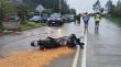Colisión entre motocicleta y vehículo en Quellón deja una víctima fatal