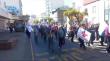 Paro Nacional de Confusam: Funcionarios de la salud municipal marchan por las calles de Concepción