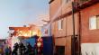 Gran incendio en campamento dejó a 27 personas damnificadas en Antofagasta