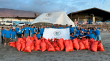 Estudiantes realizaron operativo de limpieza en la playa El Colorado de Iquique